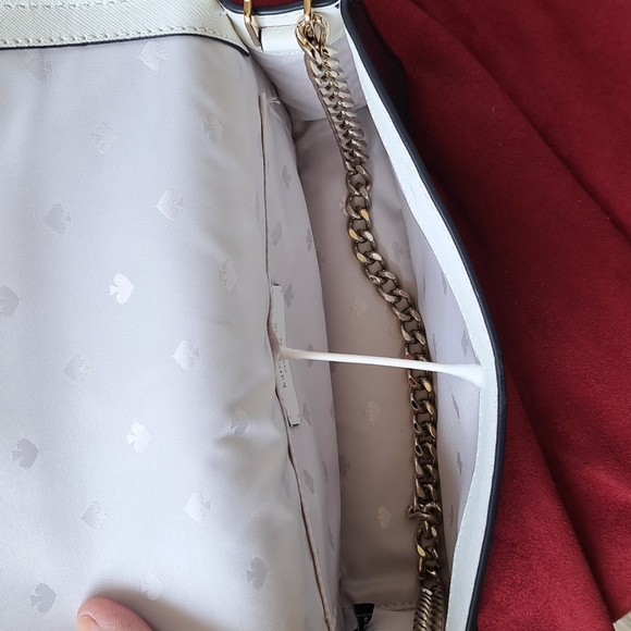 🎁NEW Kate Spade Lavender Pink/Navy and White Bag /Crossbody EC - Picture 12 of 16